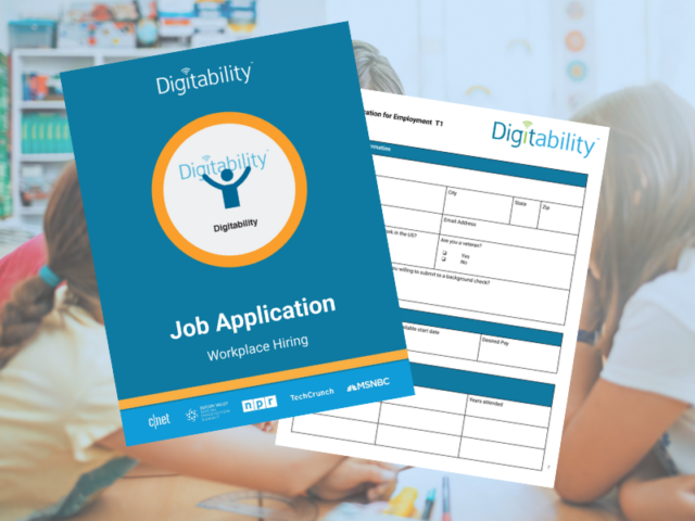 Digitability Free Resource |  Job Application 2026