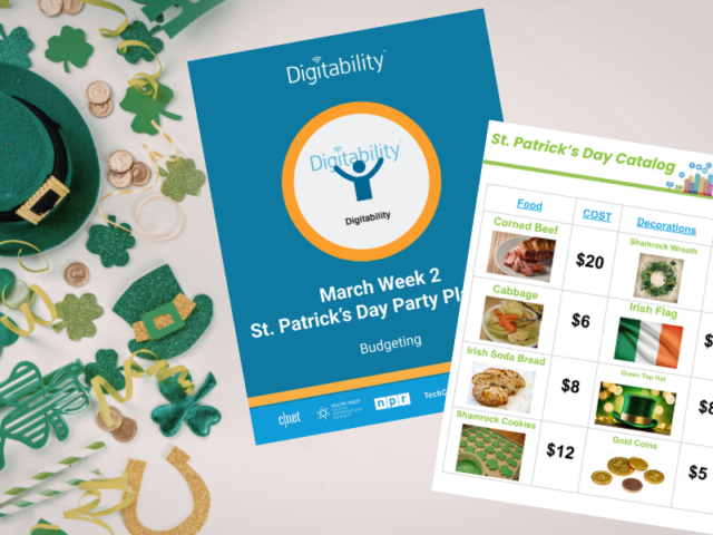 Digitability Free Resource | St. Patrick’s Day Budget 2026
