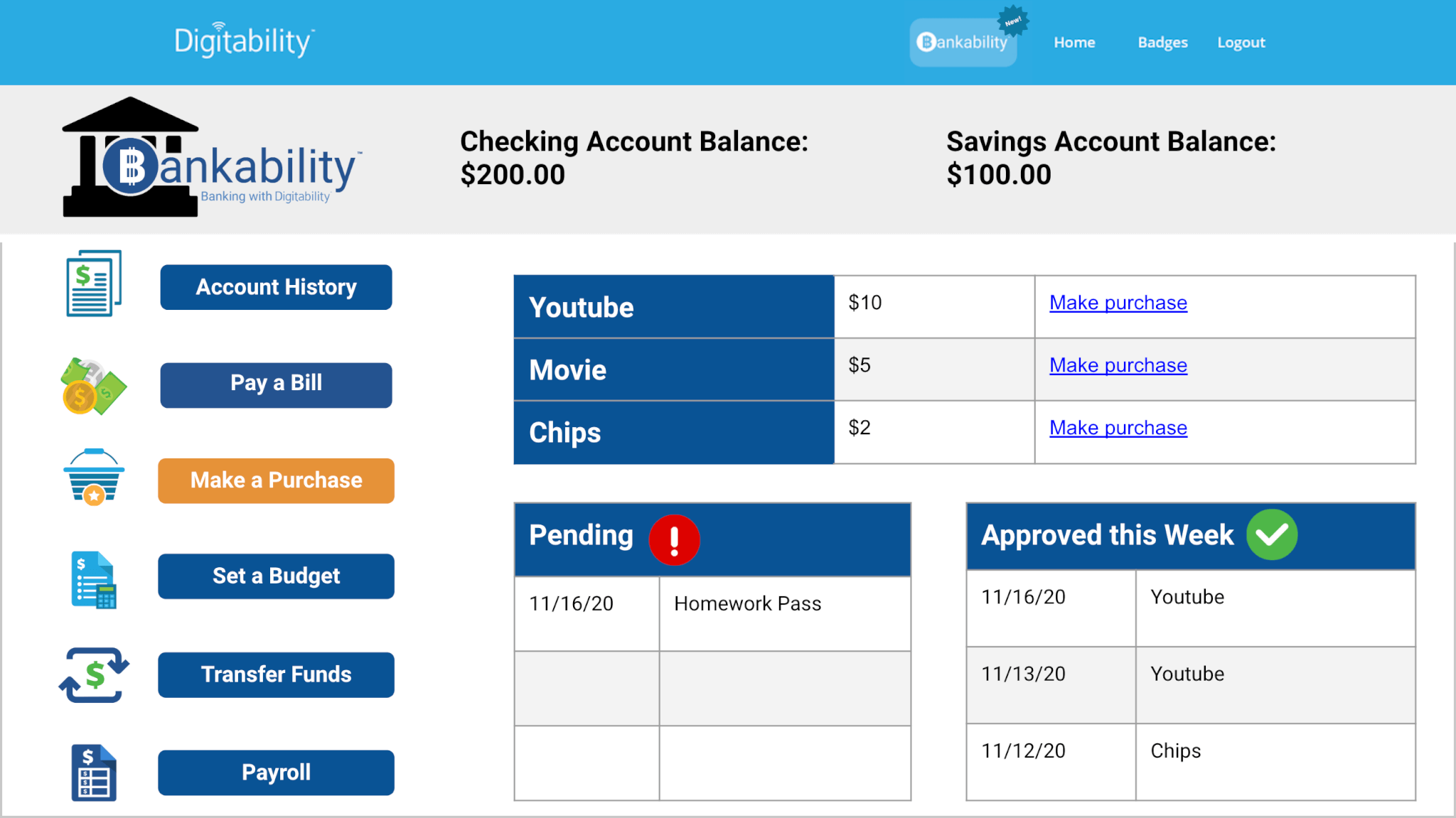 4 Bankability Make a Purchase