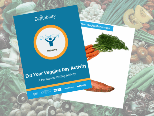 Digitability Free Resource | Eat Your Veggies Day!