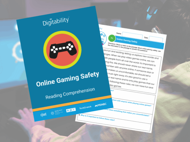 Digitability Free Resource | Online Gaming Safety