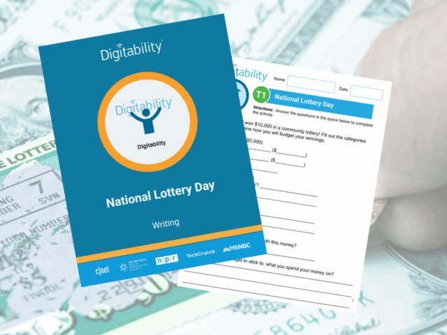Digitability Free Resource | National Lottery Day