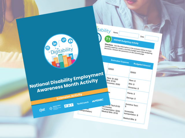 Digitability Free Resource | NDEAM Activity