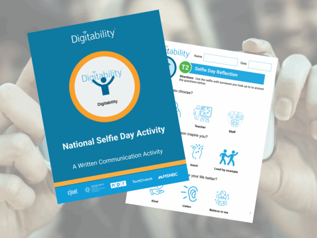 Digitability Free Resource | National Selfie Day Activity!
