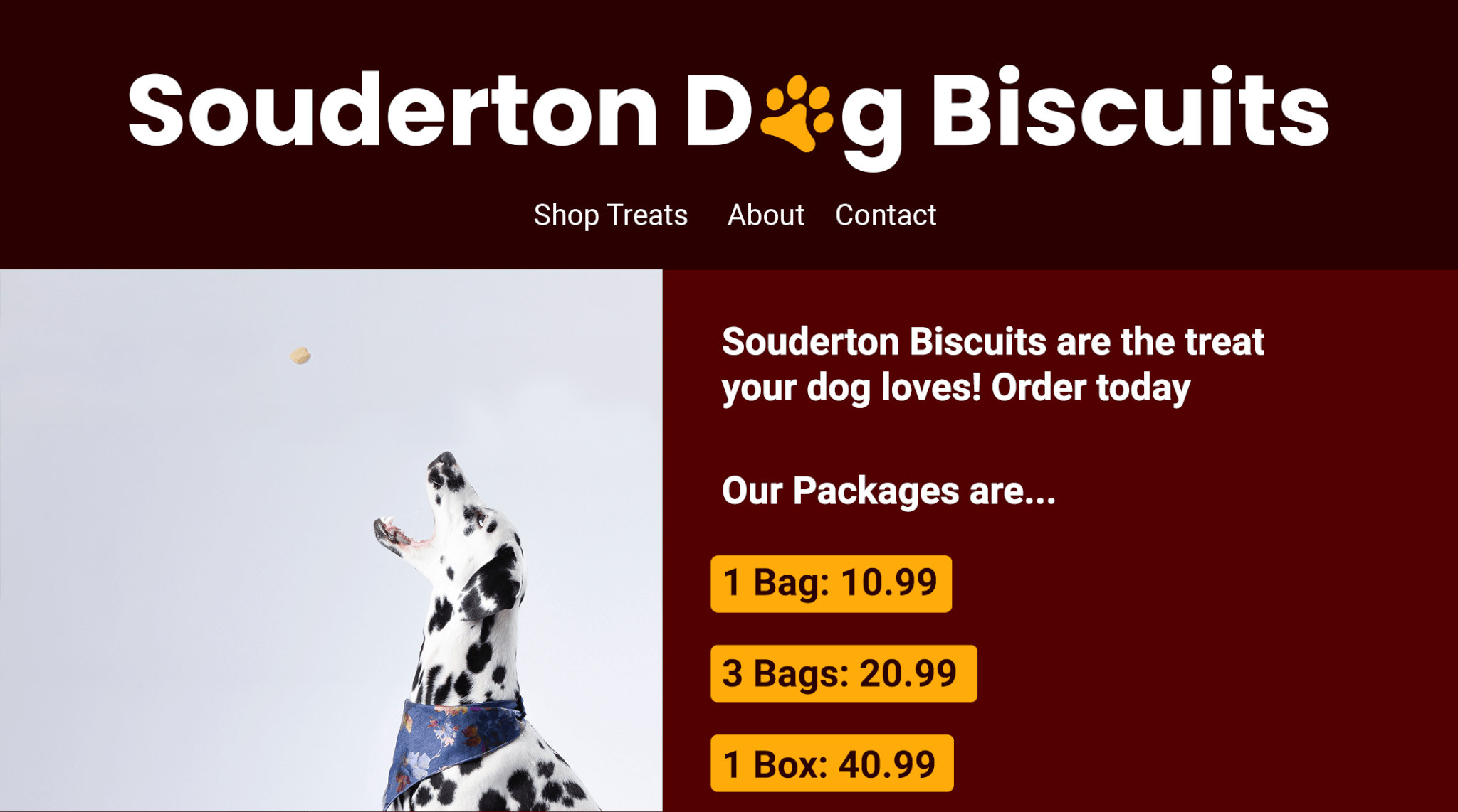 Souderton Dog Biscuits