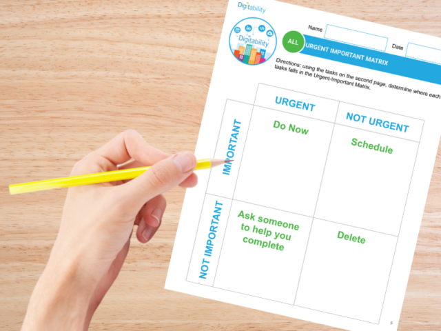 Unlock Your Activity – Urgent-Important Matrix 2026