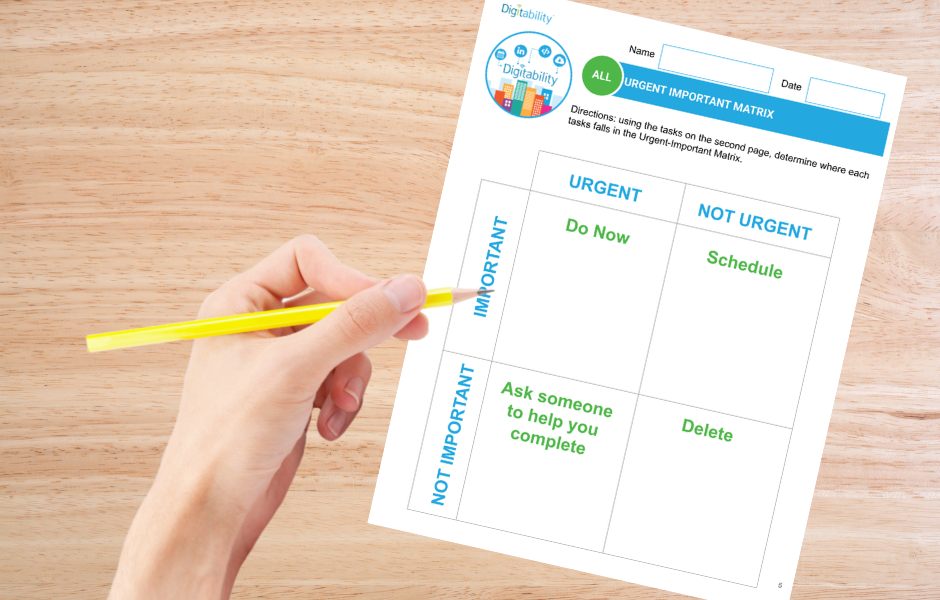 Urgent-Important Matrix 2.18.26