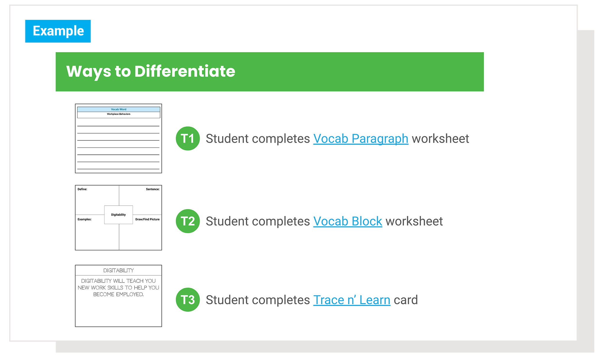 diffferentiation