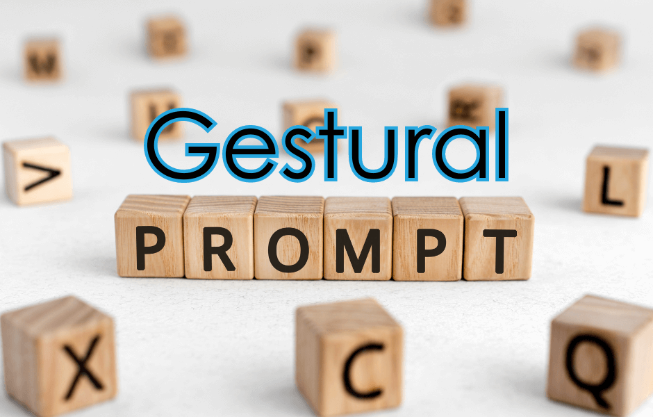 Free Special Education Professional Development Resource: Gestural Prompting