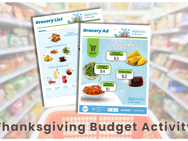 Financial Planning: A Thanksgiving Budget Simulated Shopping Activity